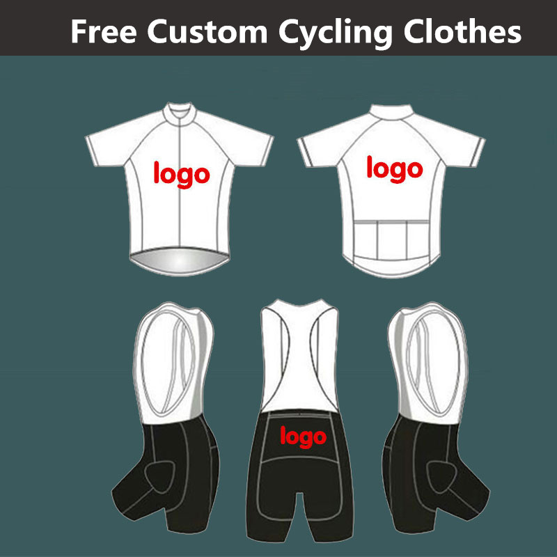 Mountain Biking Logo - Özel Takım Bisiklet Forması Erkek Kısa