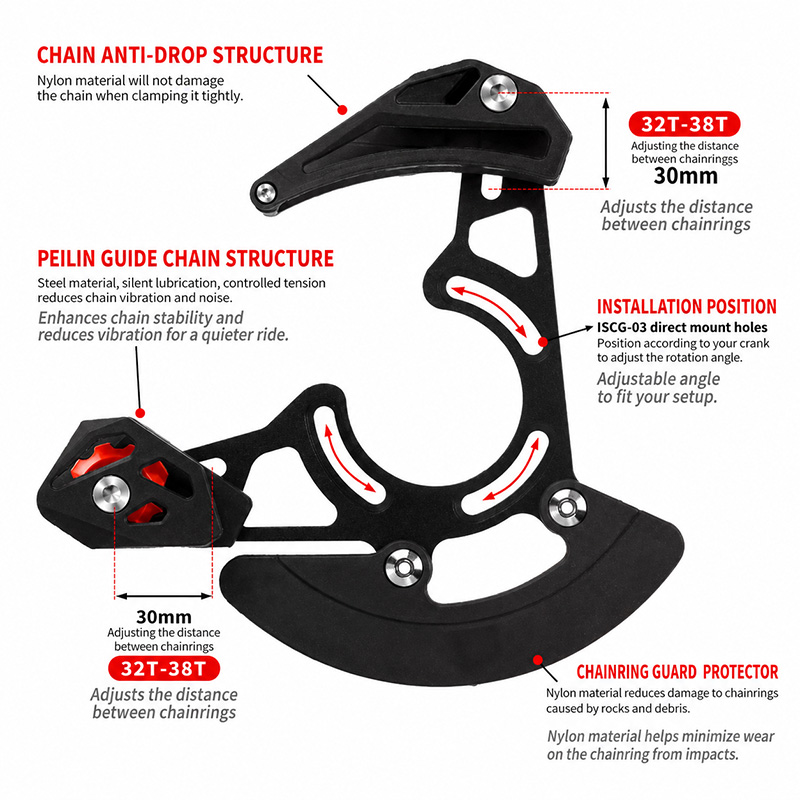 MTB Bisiklet Zincir Kılavuzu I - Chain Guide Iscg incelemesi ve fiyatı